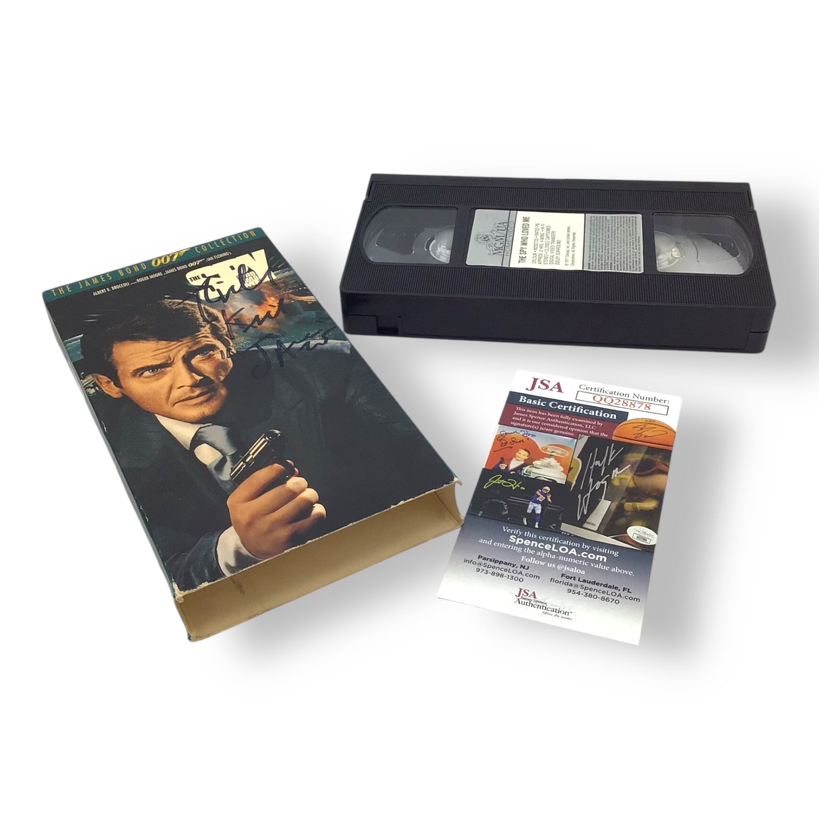 Richard Kiel Signed VHS The Spy Who Loved Me – JSA