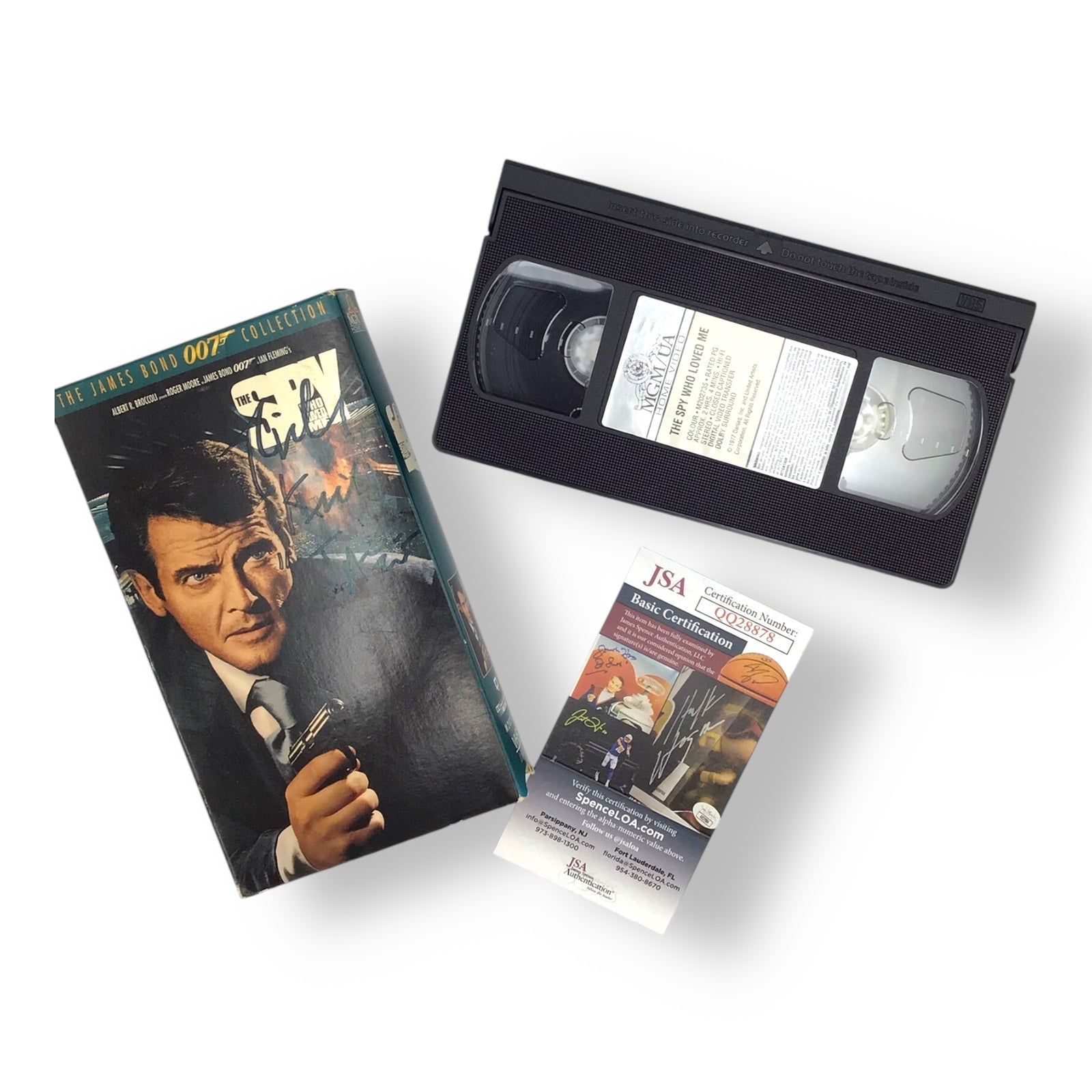 Richard Kiel Signed VHS The Spy Who Loved Me – JSA