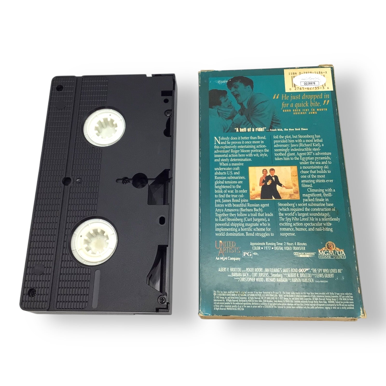 Richard Kiel Signed VHS The Spy Who Loved Me – JSA