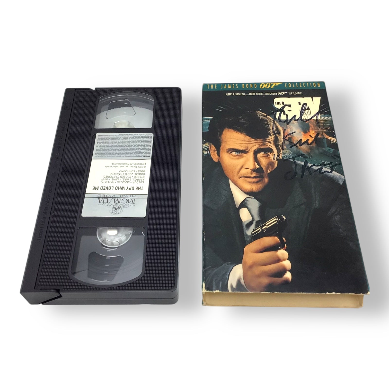 Richard Kiel Signed VHS The Spy Who Loved Me – JSA
