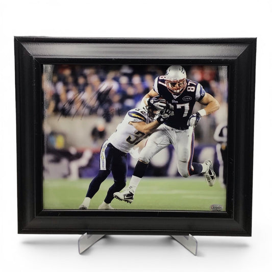 Rob Gronkowski Autographed 8x10" Framed Photograph w/ COA