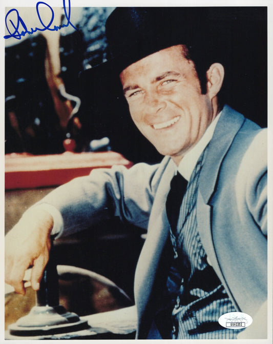 Robert Conrad Signed Photo 8x10 The Wild Wild West, JSA & PSA Certified