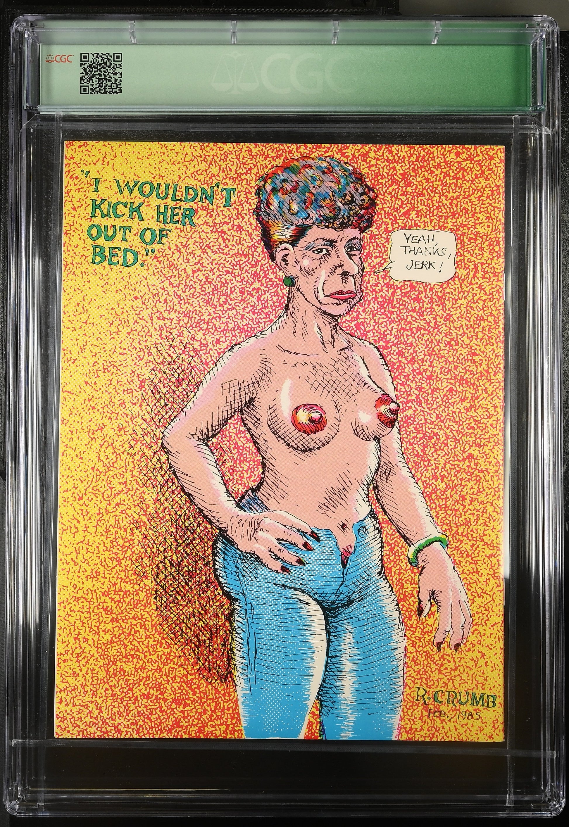 Robert Crumb BIKINI BATTLE 3D #1 The 3-D Zone 1991 - 9.6 CGC