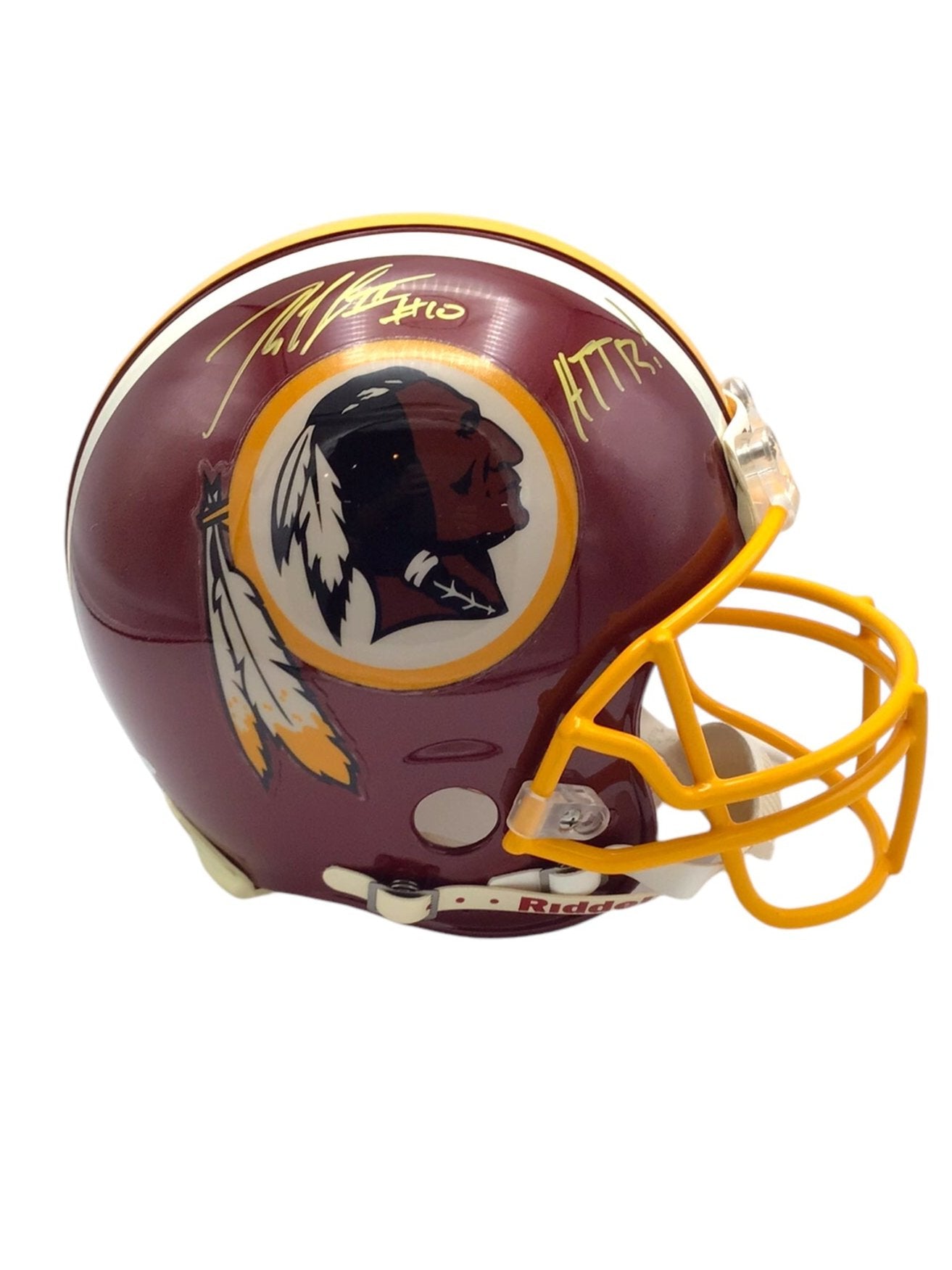 Robert Griffin III FULL SIZE Signed Redskins Helmet TriStar Cert Inscription HTTR