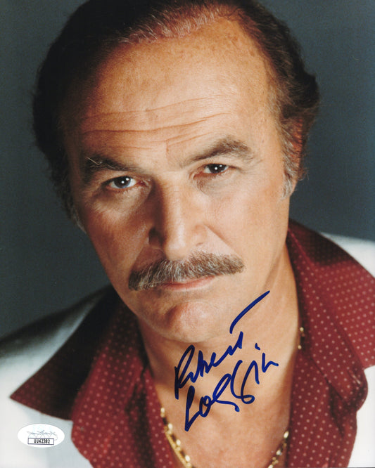 Robert Loggia Signed Photo 8x10, Scarface Robert Loggia Autograph, JSA and PSA Letter Double Certified Authentic UU42382