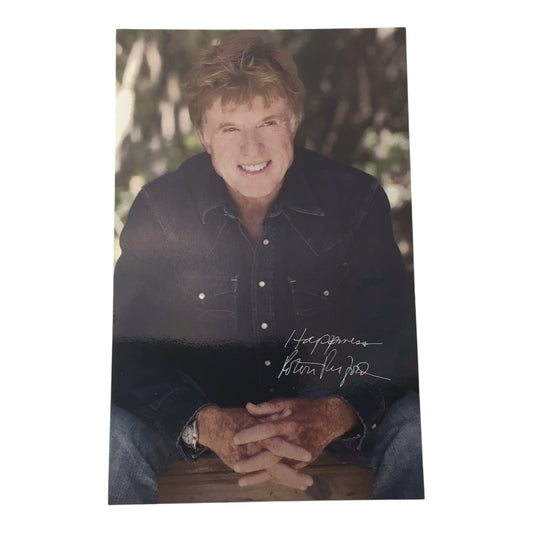Robert Redford Signed Photograph - 10" x 8" Hollywood Memorabilia