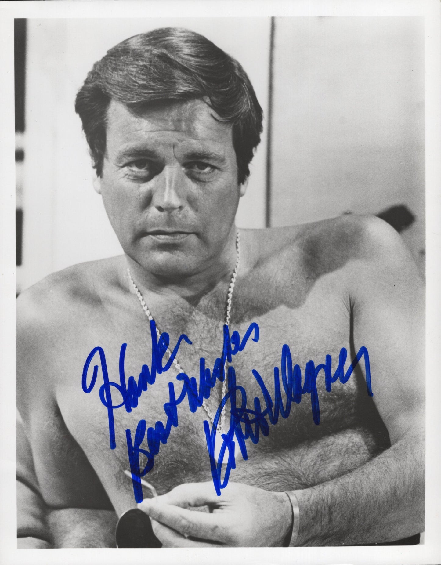 Robert Wagner of Hart to Hart Signed Photo 8x10, Personalized "Hank, Best Wishes"