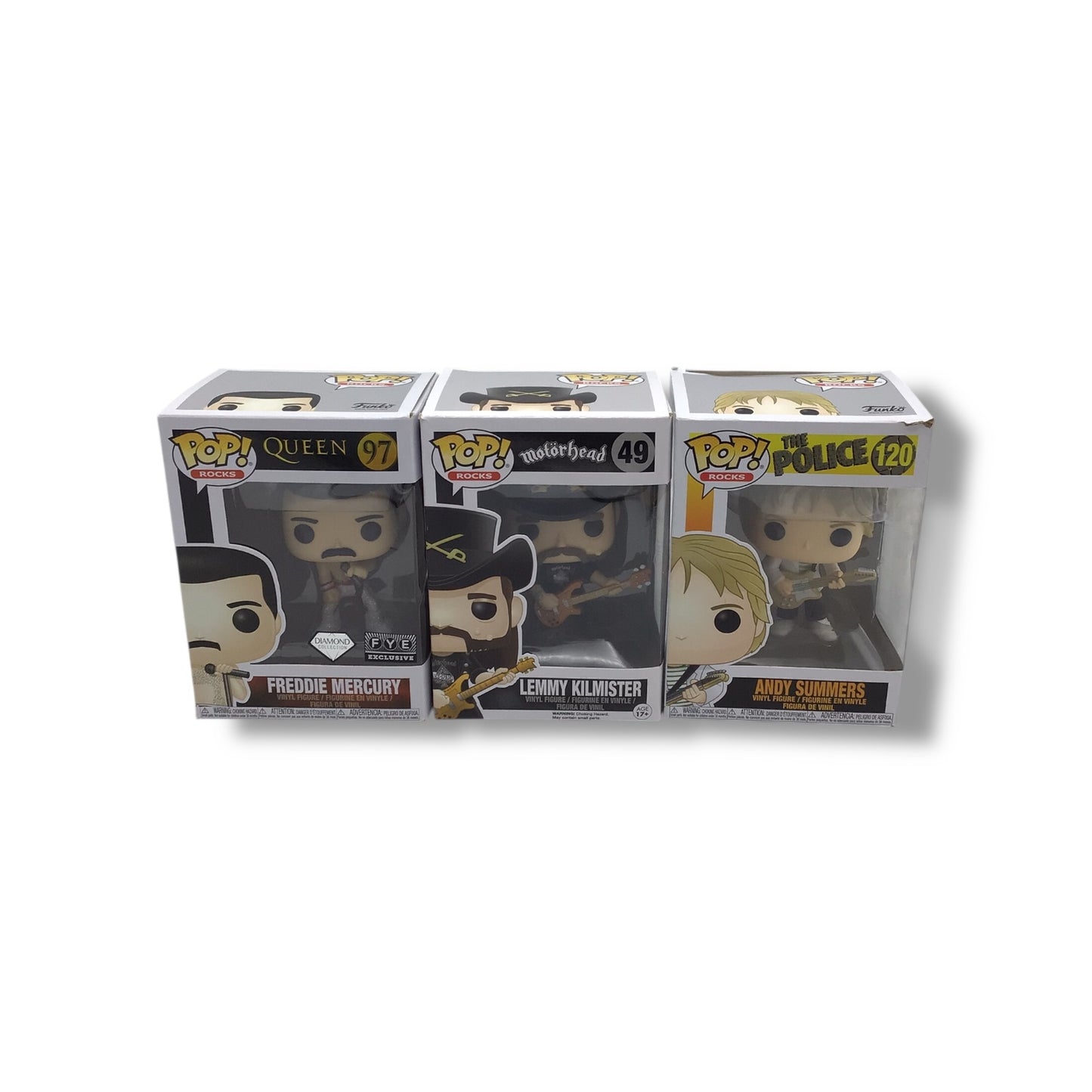Rock n Roll Icons Funko POP! Lot of Five Figures
