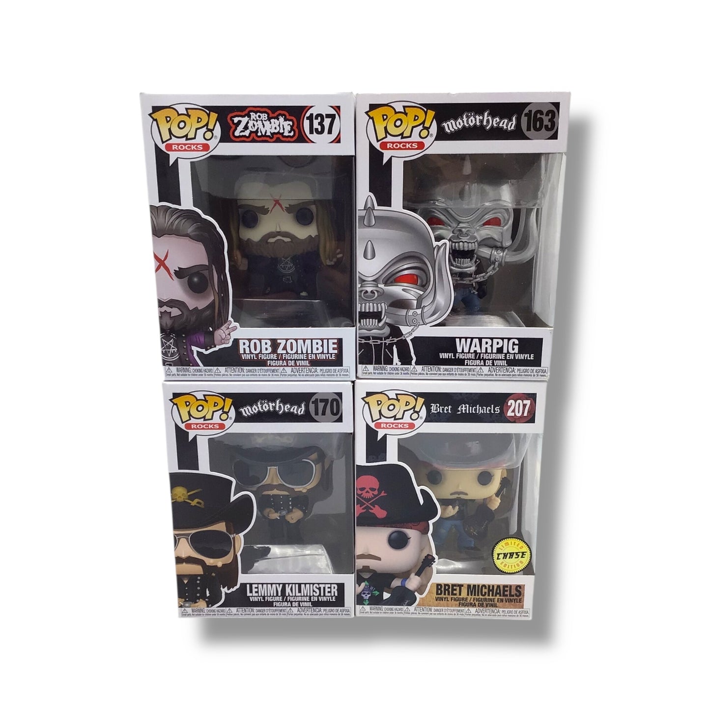 Rock n Roll Legends Funko POP Lot - Five Figures