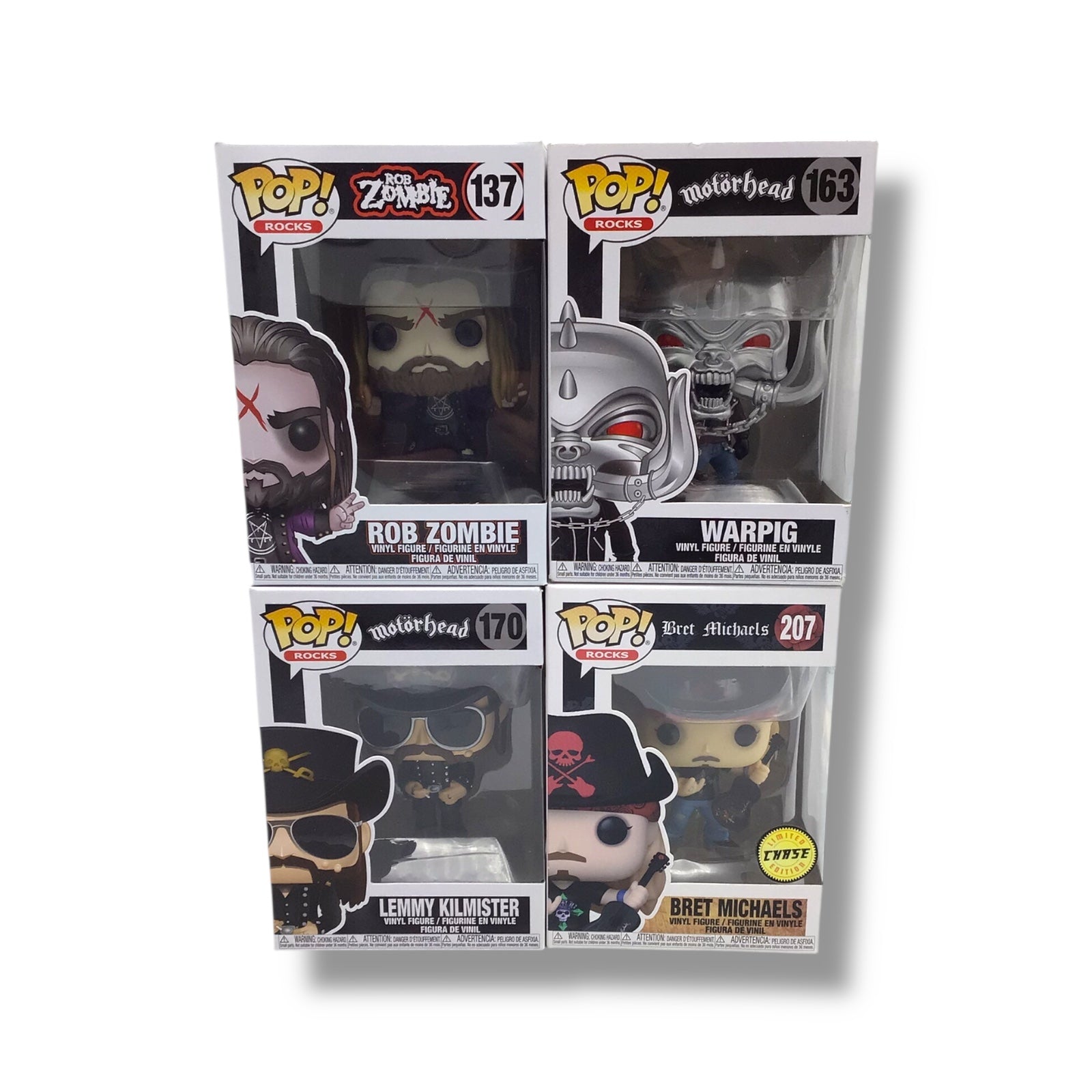 Rock n Roll Legends Funko POP Lot - Five Figures