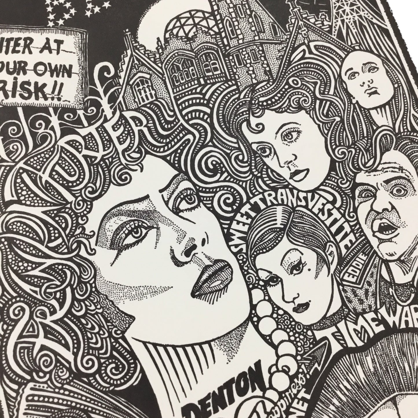 Rocky Horror Picture Show 11x17" Letterpress Print by Ben G Limited Edition 11/500 w/ COA