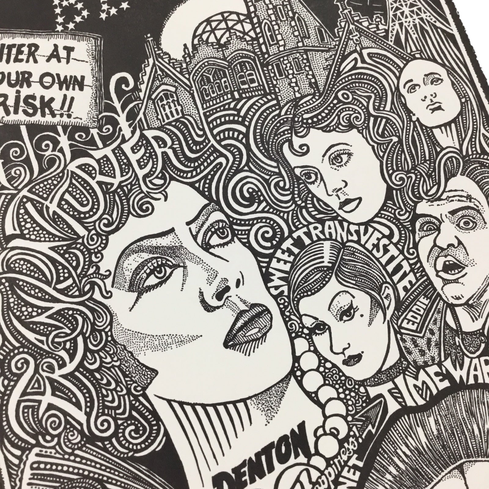 Rocky Horror Picture Show 11x17" Letterpress Print by Ben G Limited Edition 11/500 w/ COA