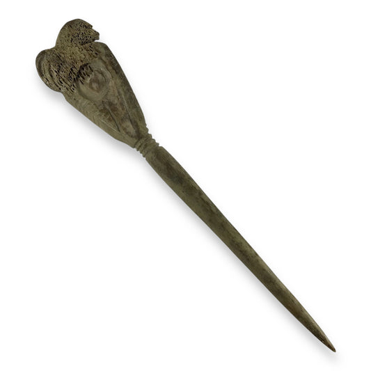 Roman Decorated Bone Eagle Top Hair Toga Dress Pin 2nd-3rd Century A.D.