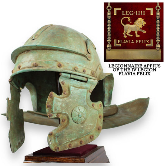 Roman Legionary Bronze Helmet – Named Weisenau Type, 2nd Century A.D.