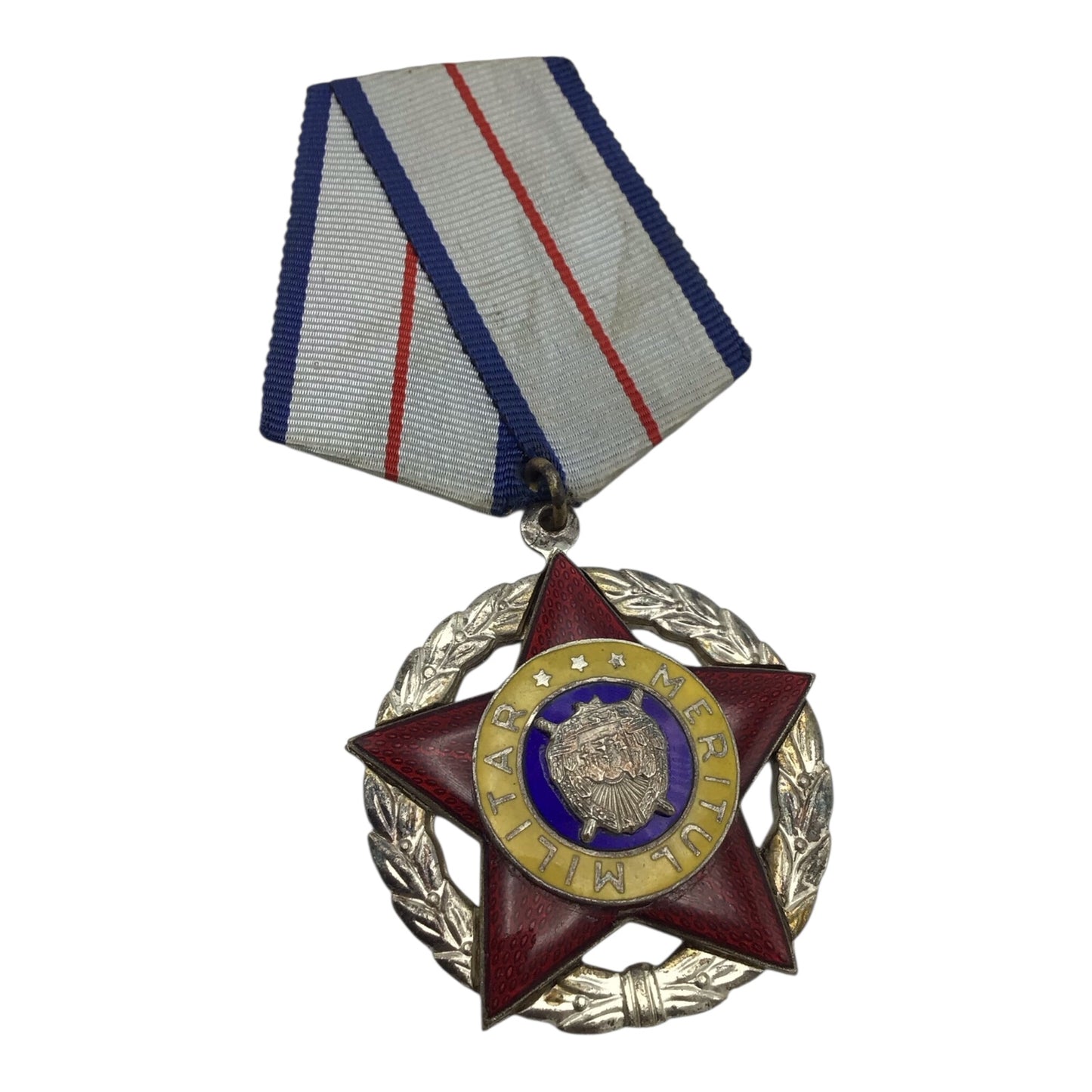 Romanian Socialist Republic Order of Military Merit (Ordinul Meritul Militar) Medal