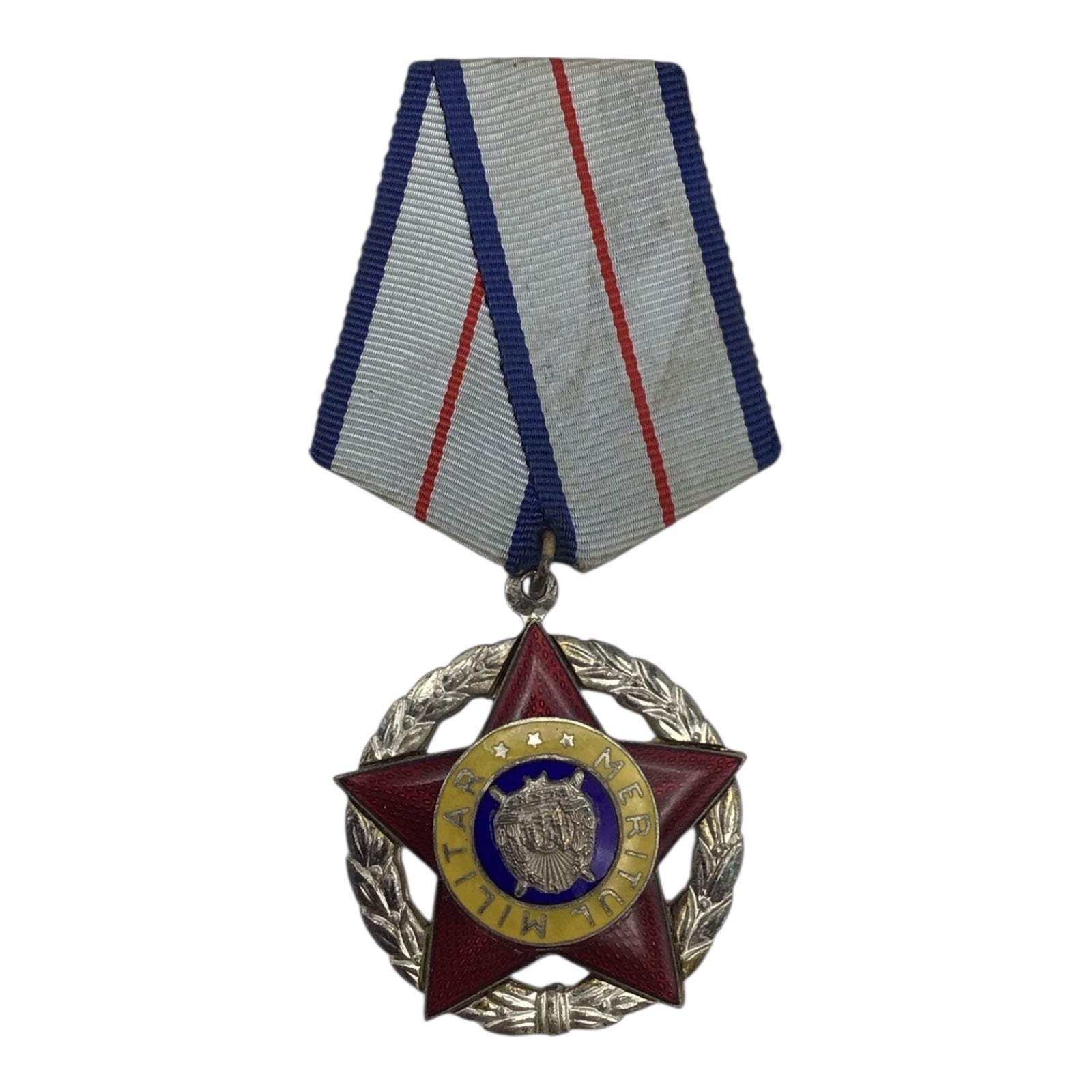 Romanian Socialist Republic Order of Military Merit (Ordinul Meritul Militar) Medal