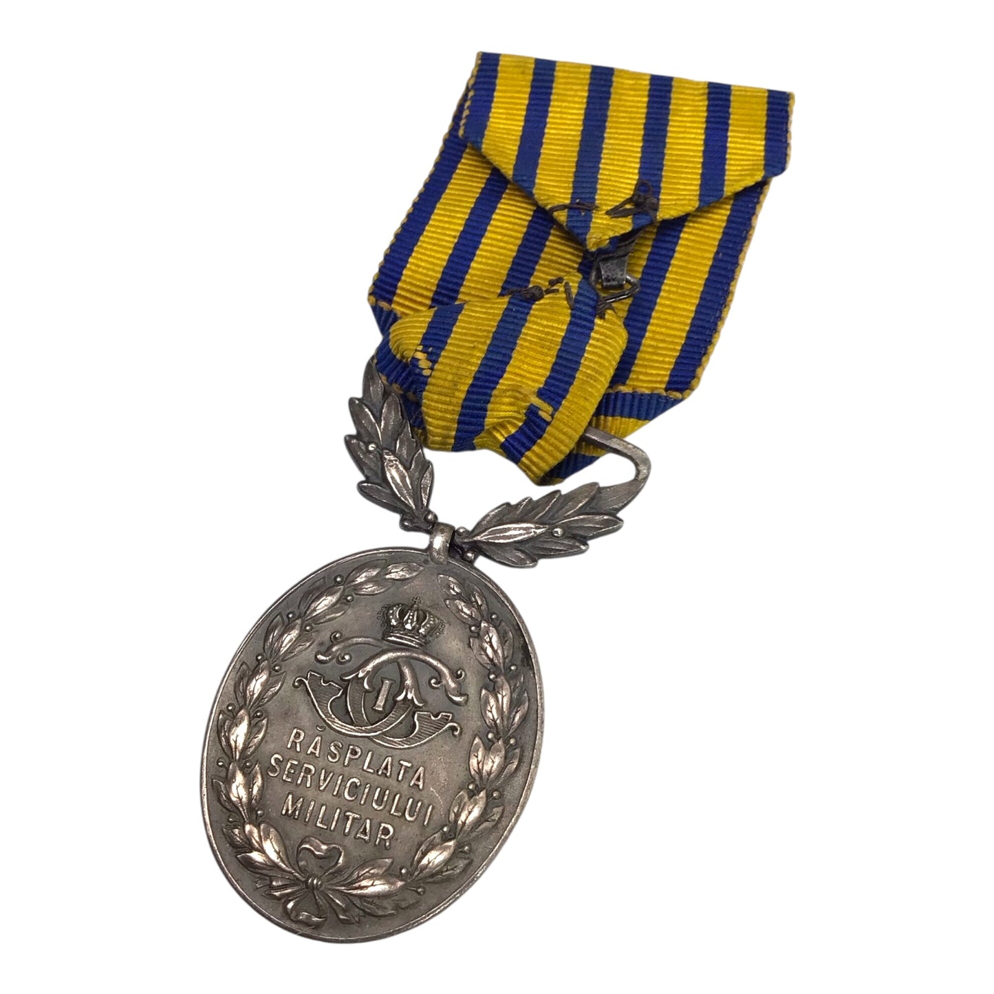 Romanian WW2 Kingdom 20-Year Military Service Award with Rare Ribbon