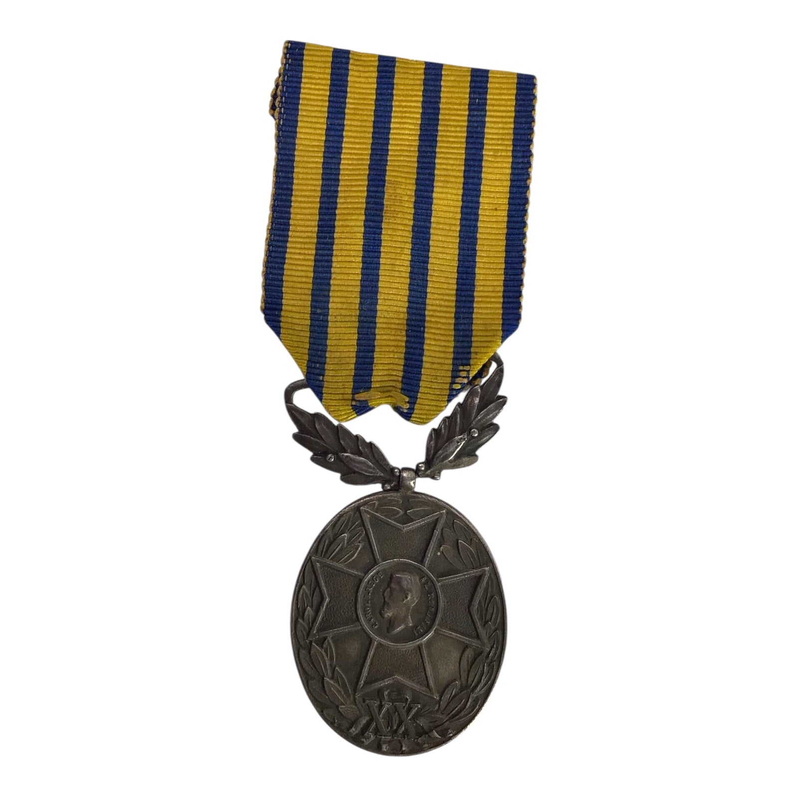 Romanian WW2 Kingdom 20-Year Military Service Award with Rare Ribbon