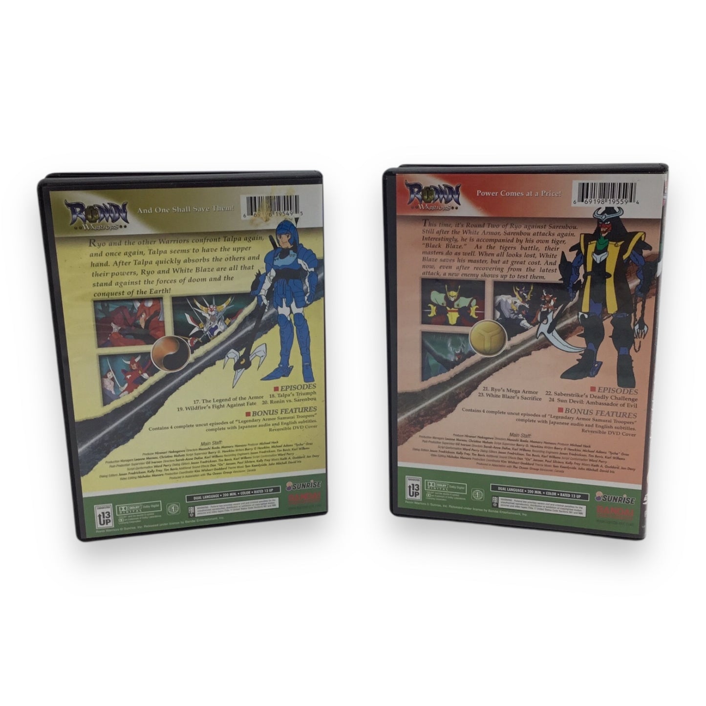 Ronin Warriors Complete Series DVD Set + OVAs