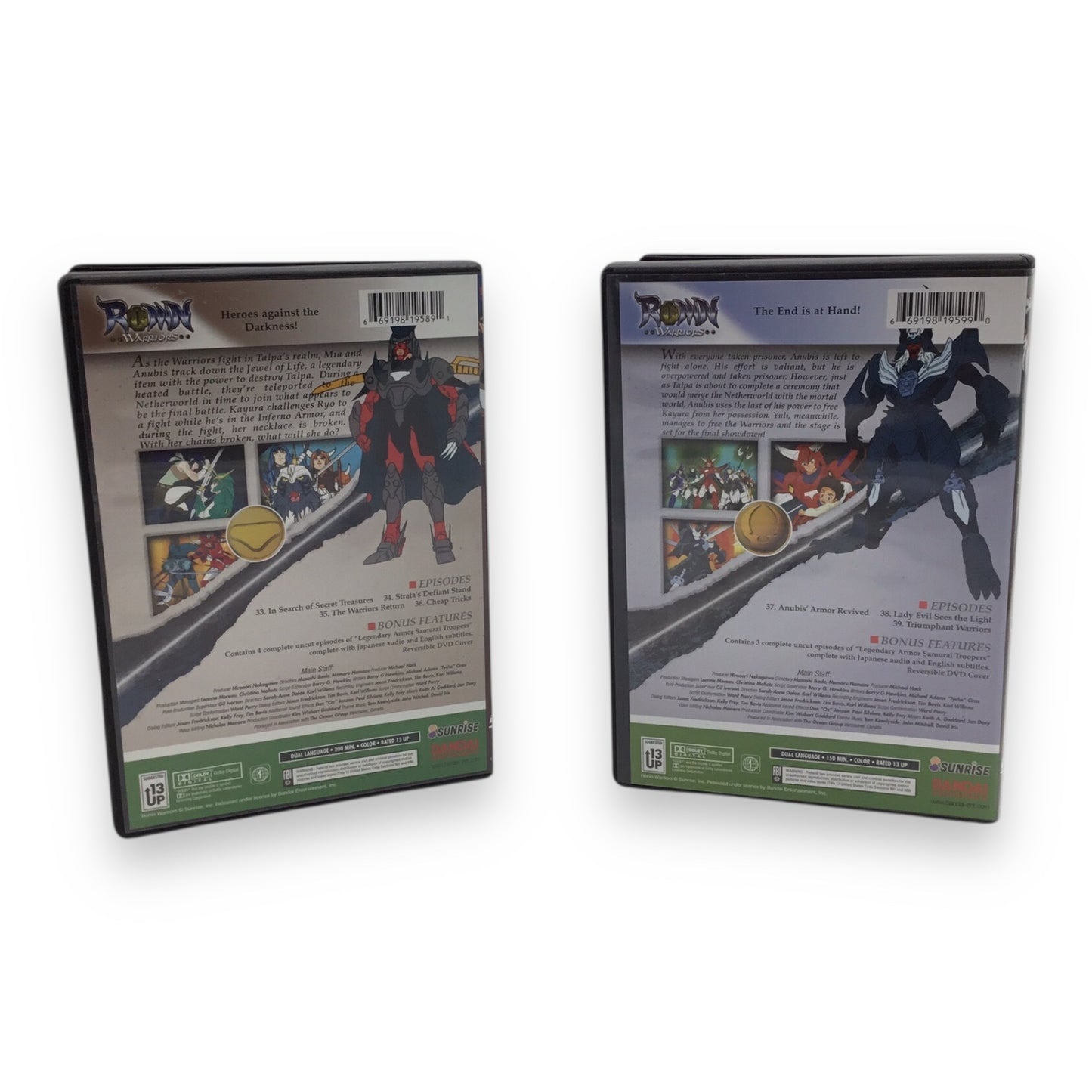 Ronin Warriors Complete Series DVD Set + OVAs