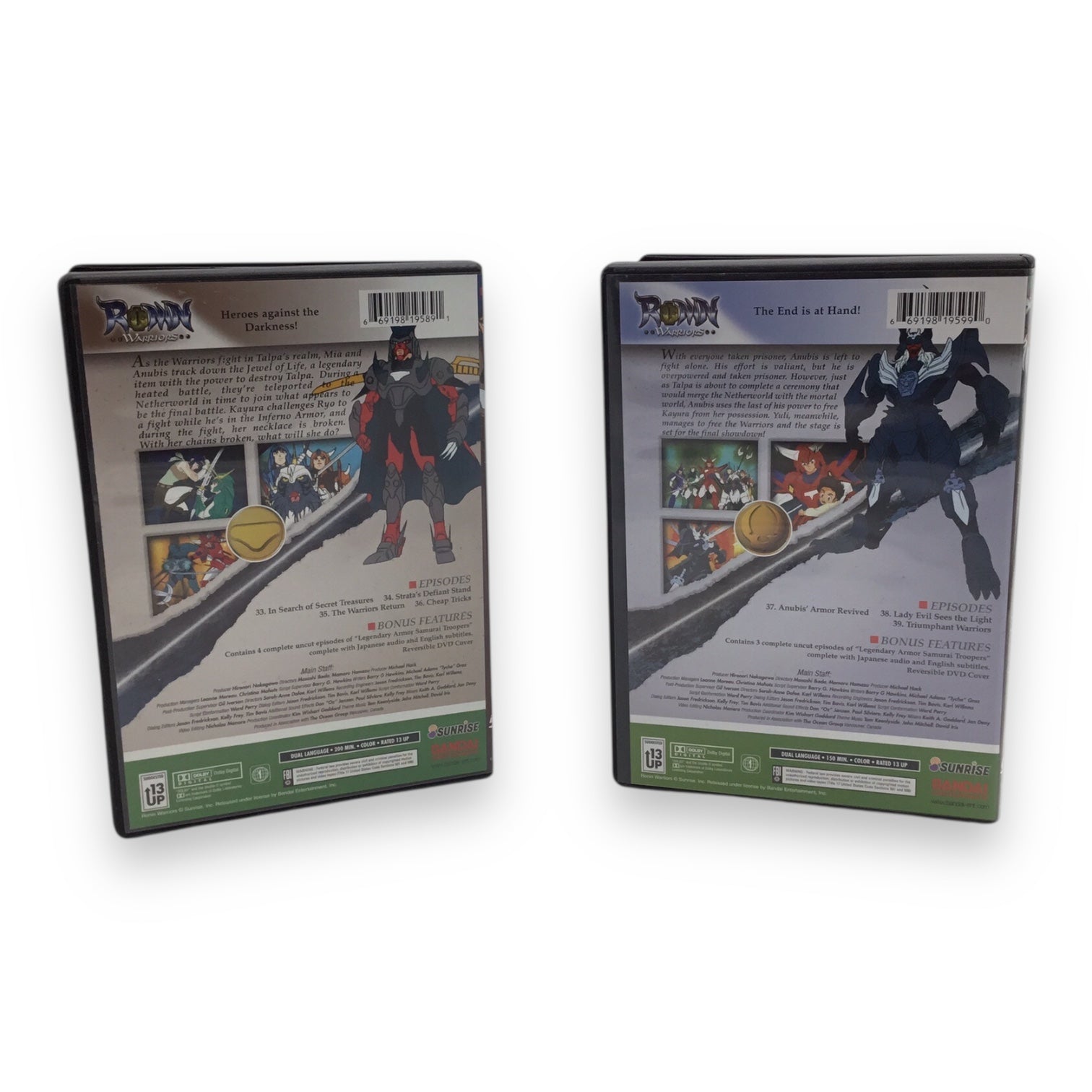 Ronin Warriors Complete Series DVD Set + OVAs