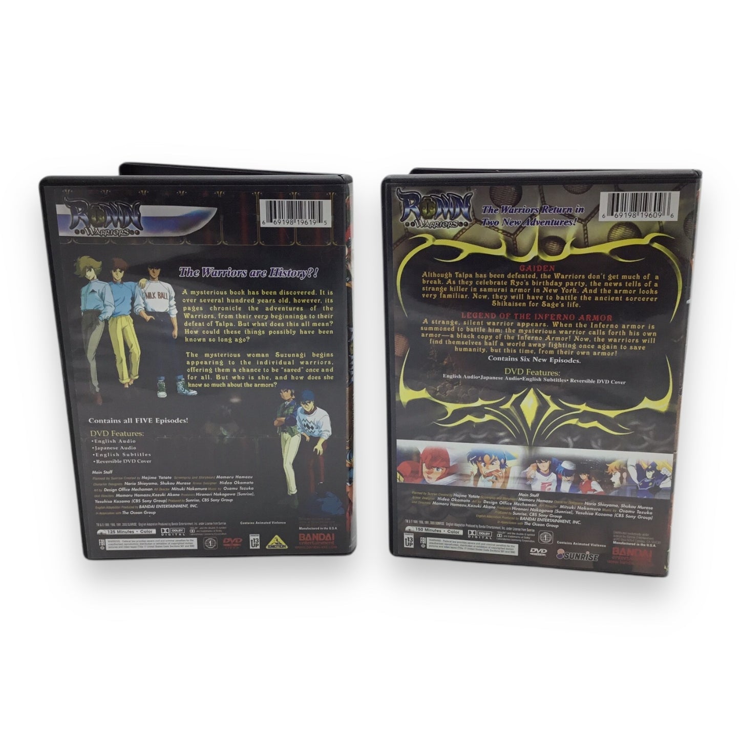 Ronin Warriors Complete Series DVD Set + OVAs