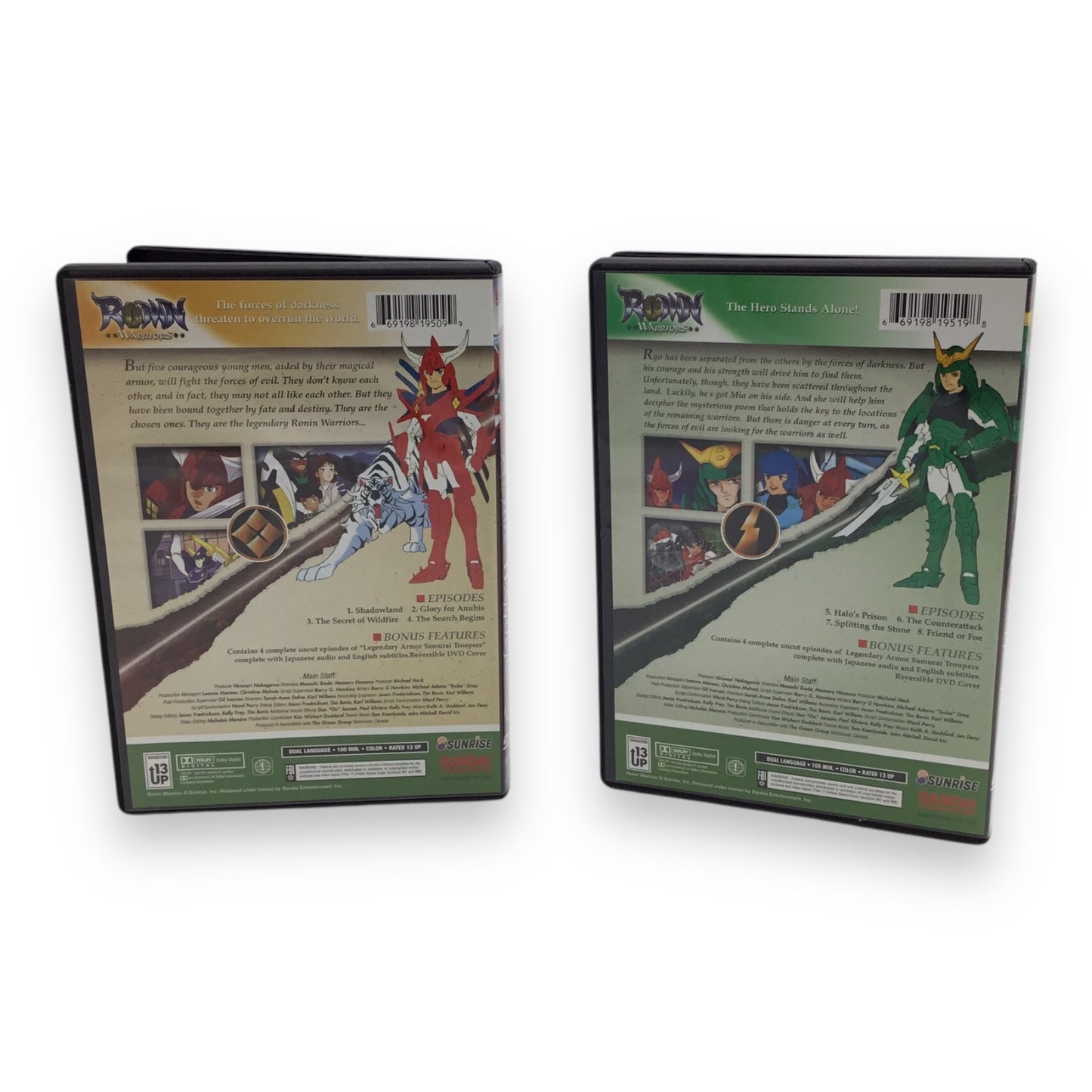 Ronin Warriors Complete Series DVD Set + OVAs