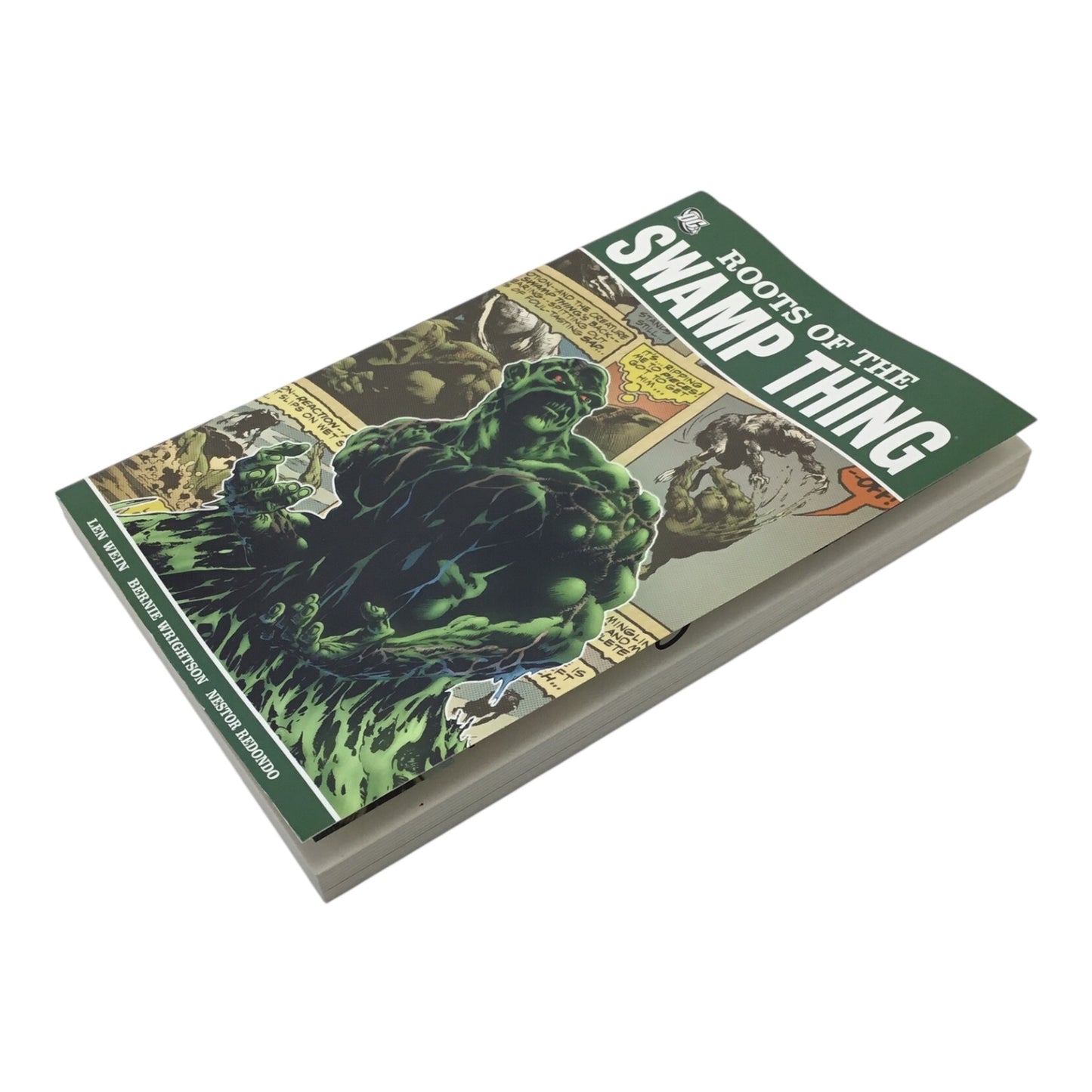 Roots of Swamp Thing Trade Paperback (2011) Signed by Len Wein – Unauthenticated Autograph