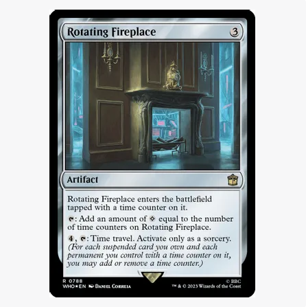 Rotating Fireplace - Universes Beyond: Doctor Who - #788 / Artifact - Surge Foil