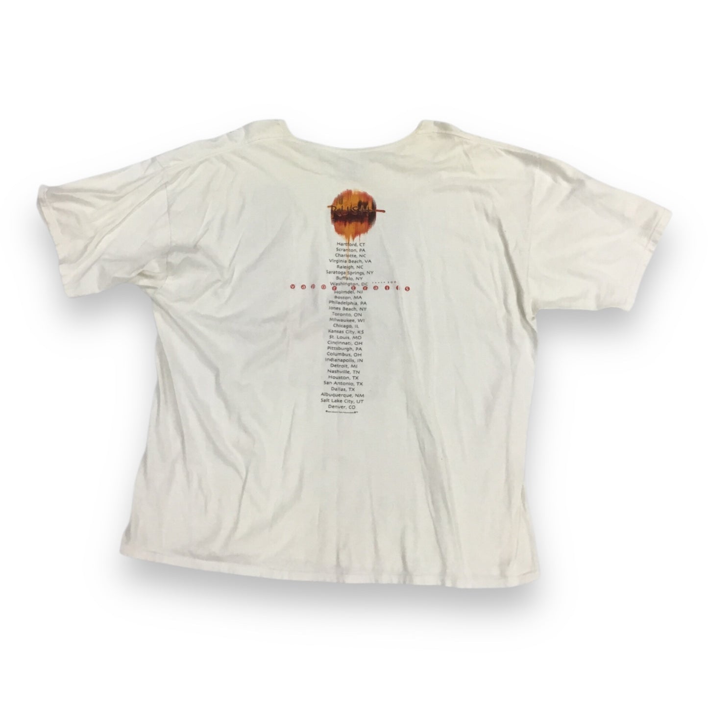 Rush - Vapor Trails U.S. Tour T-Shirt