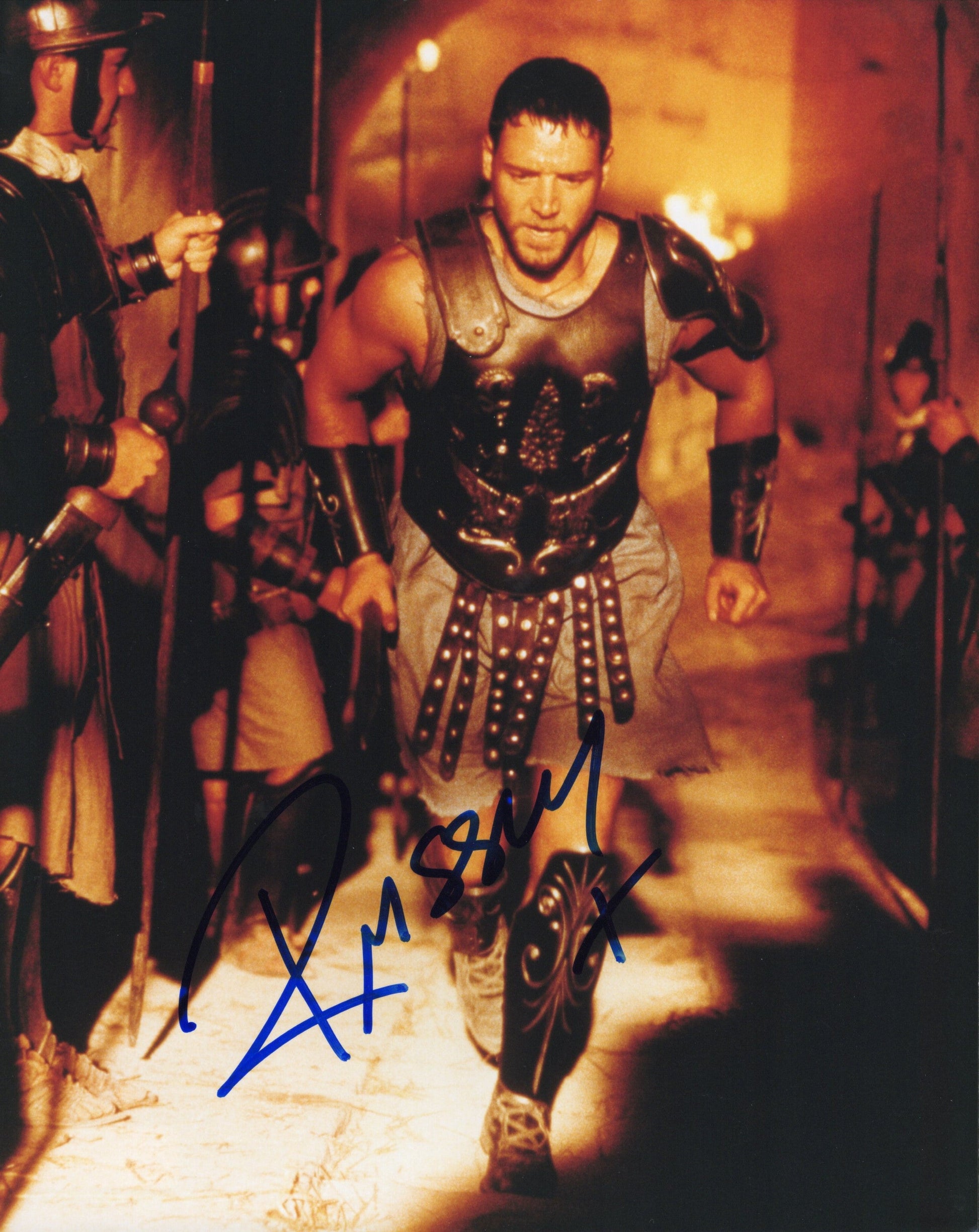 Russell Crowe Signed 8x10 Photo Gladiator Maximus – Epic Movie Collectible