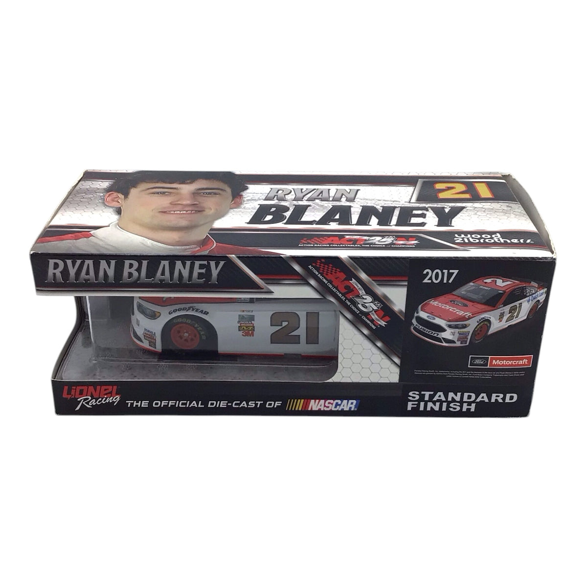 Ryan Blaney #21 2017 Ford Fusion NASCAR Diecast Model
