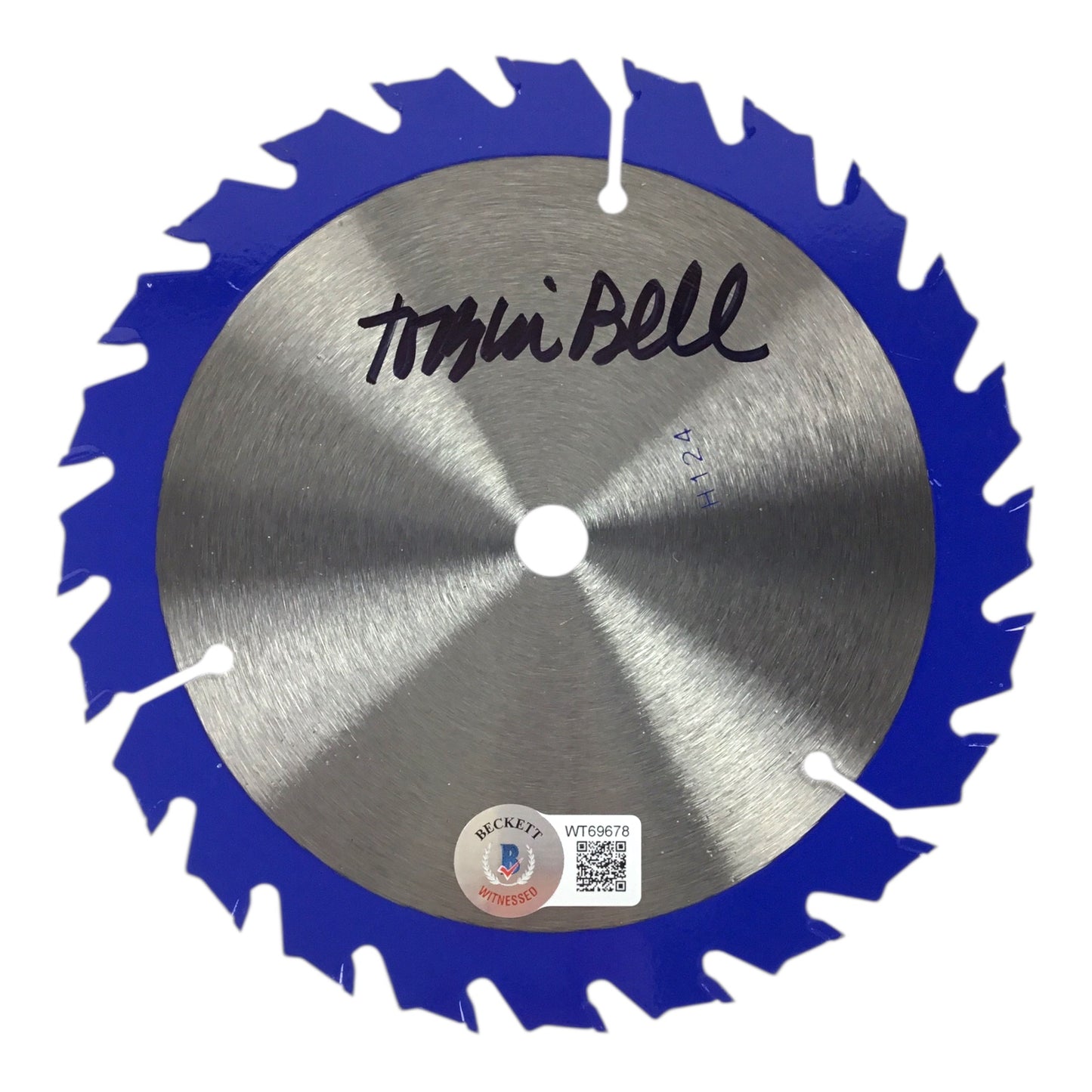 SAW - Signed Circular Saw Blade by Tobin Bell (Jigsaw) | Beckett Certified