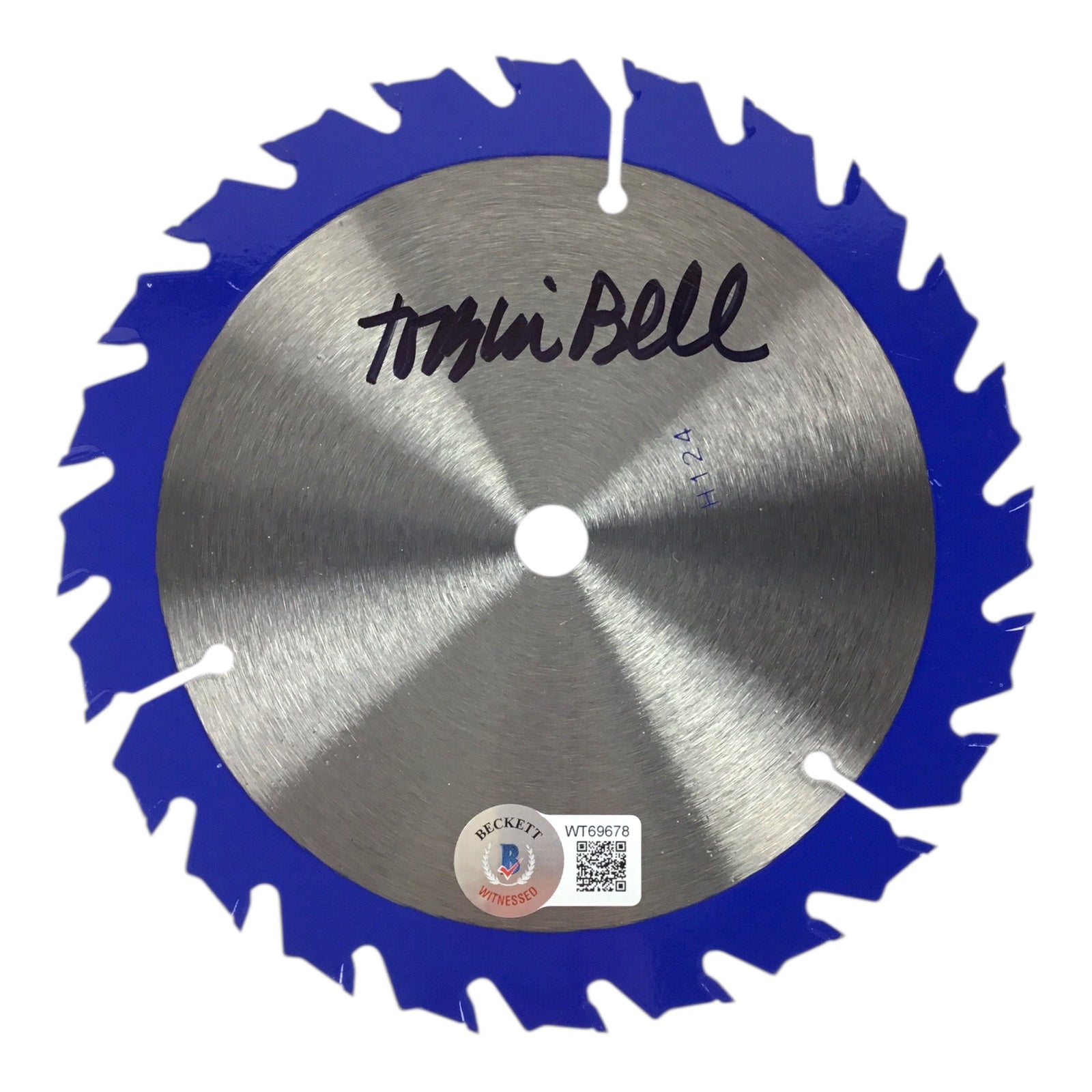 SAW - Signed Circular Saw Blade by Tobin Bell (Jigsaw) | Beckett Certified