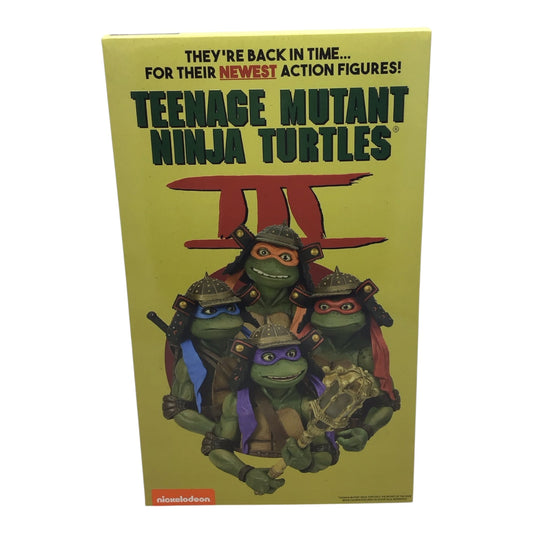 SDCC 2023 NECA Teenage Mutant Ninja Turtles 3 - 4 Figure Set