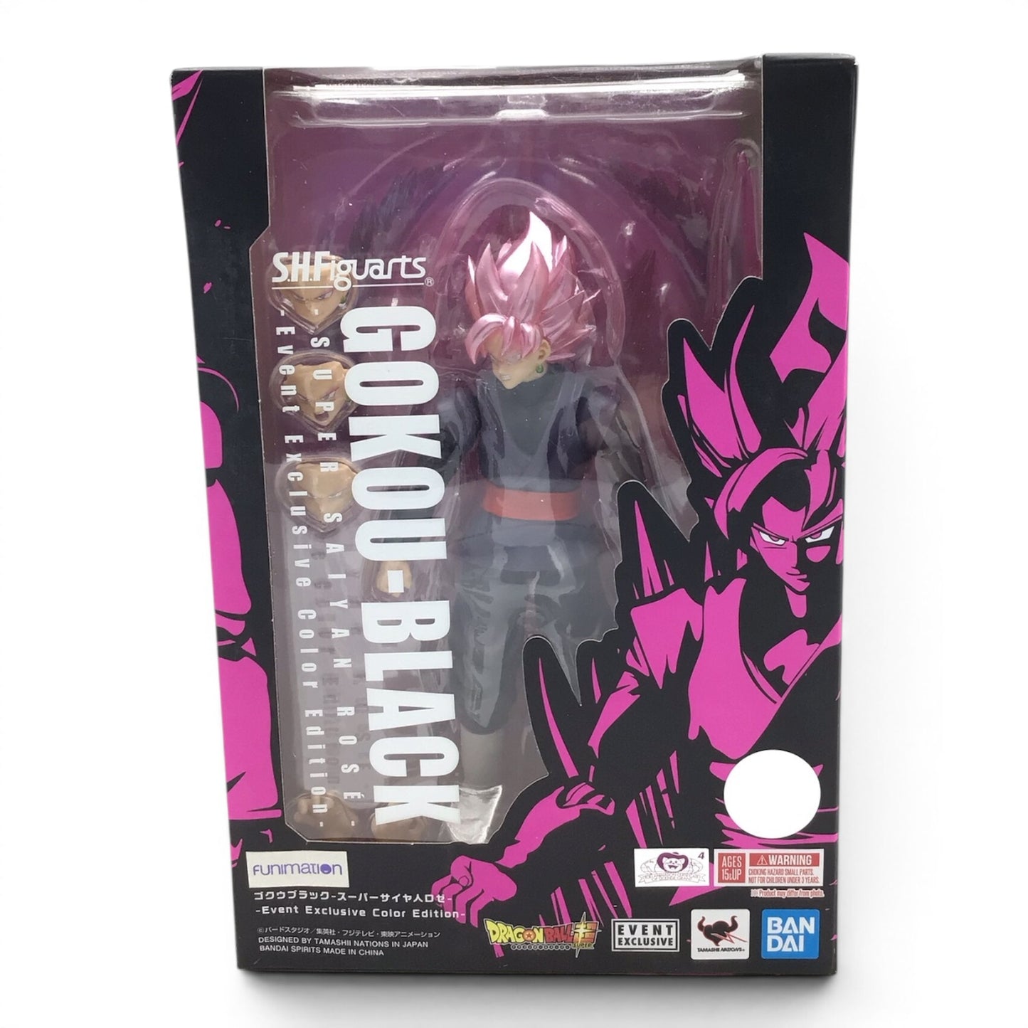 SHFiguarts Gokou Black Super Saiyan Rose Event Exclusive Color Edition