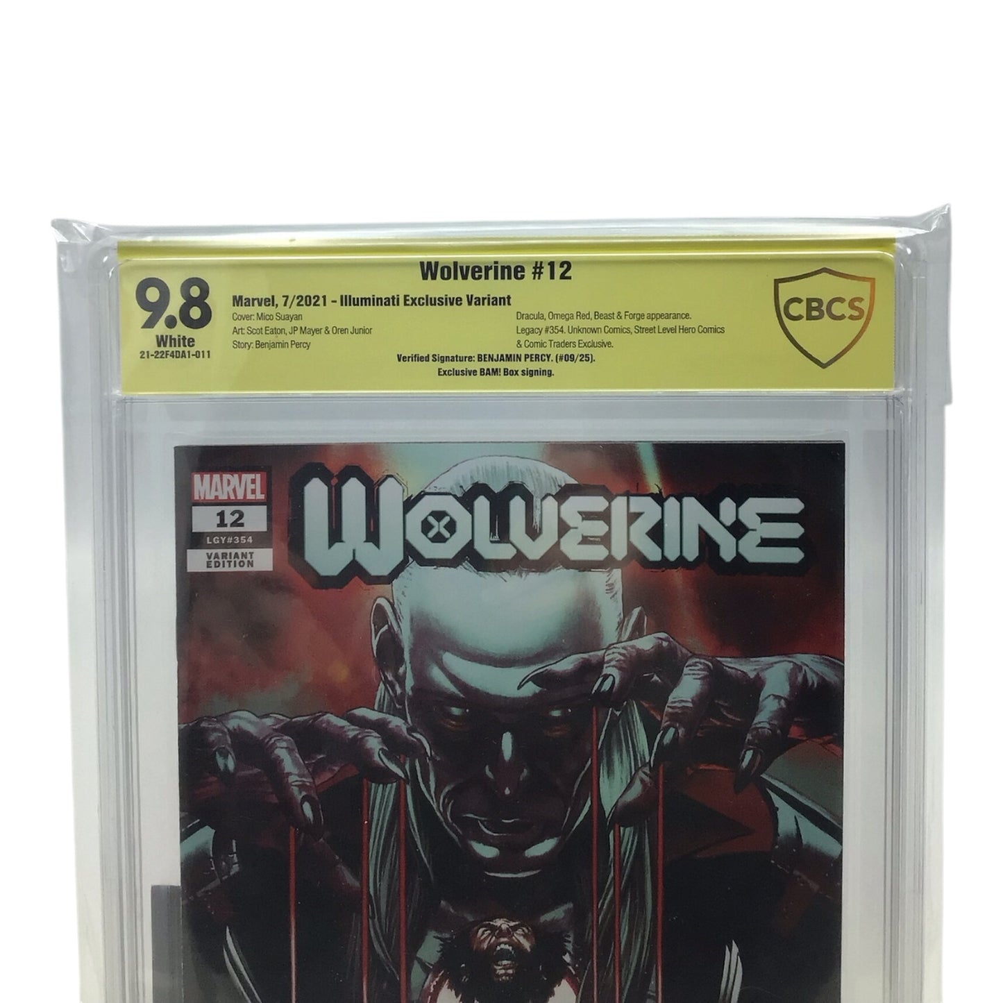 SIGNED Wolverine #12 Illuminati Exclusive Variant - CBCS Graded 9.8