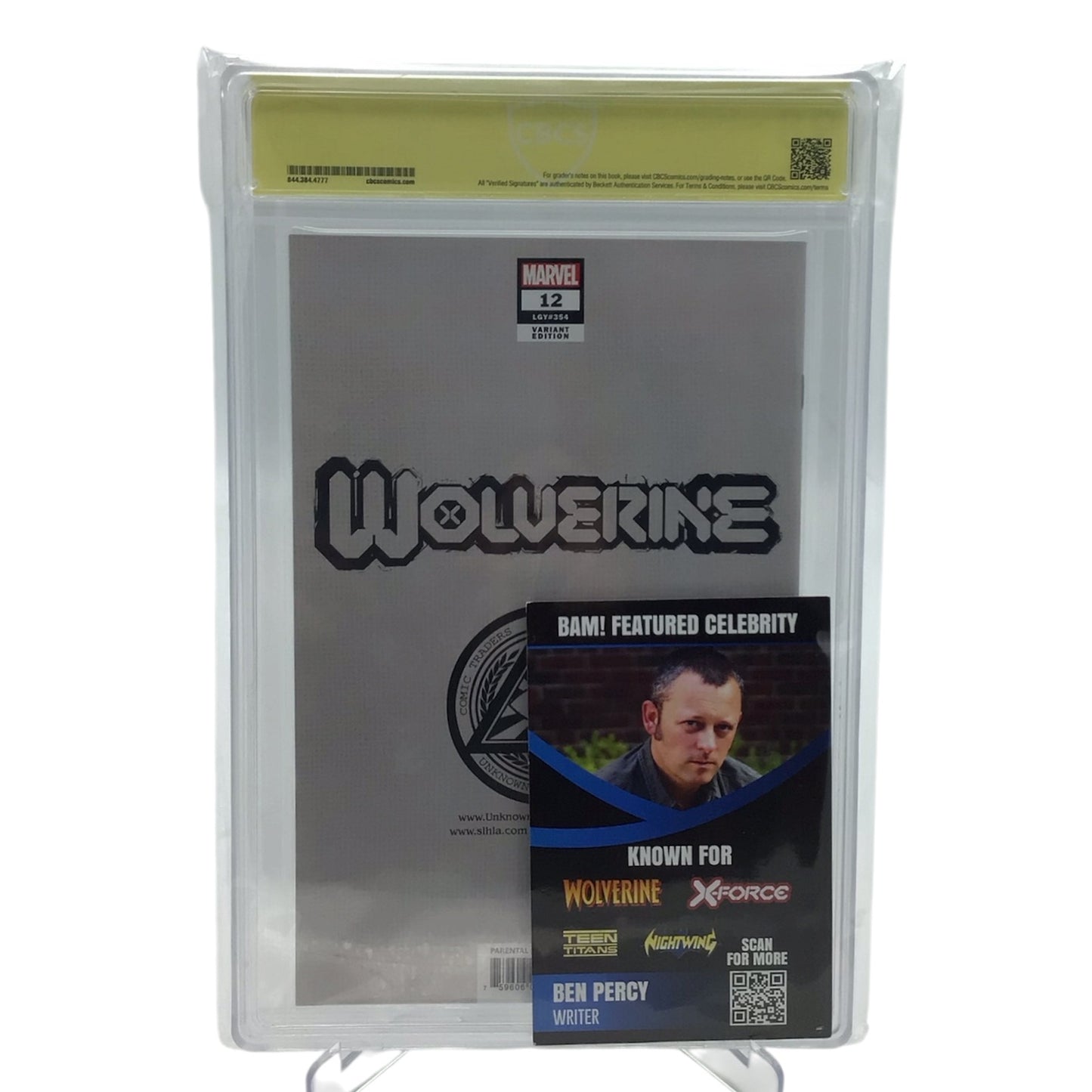 SIGNED Wolverine #12 Illuminati Exclusive Variant - CBCS Graded 9.8