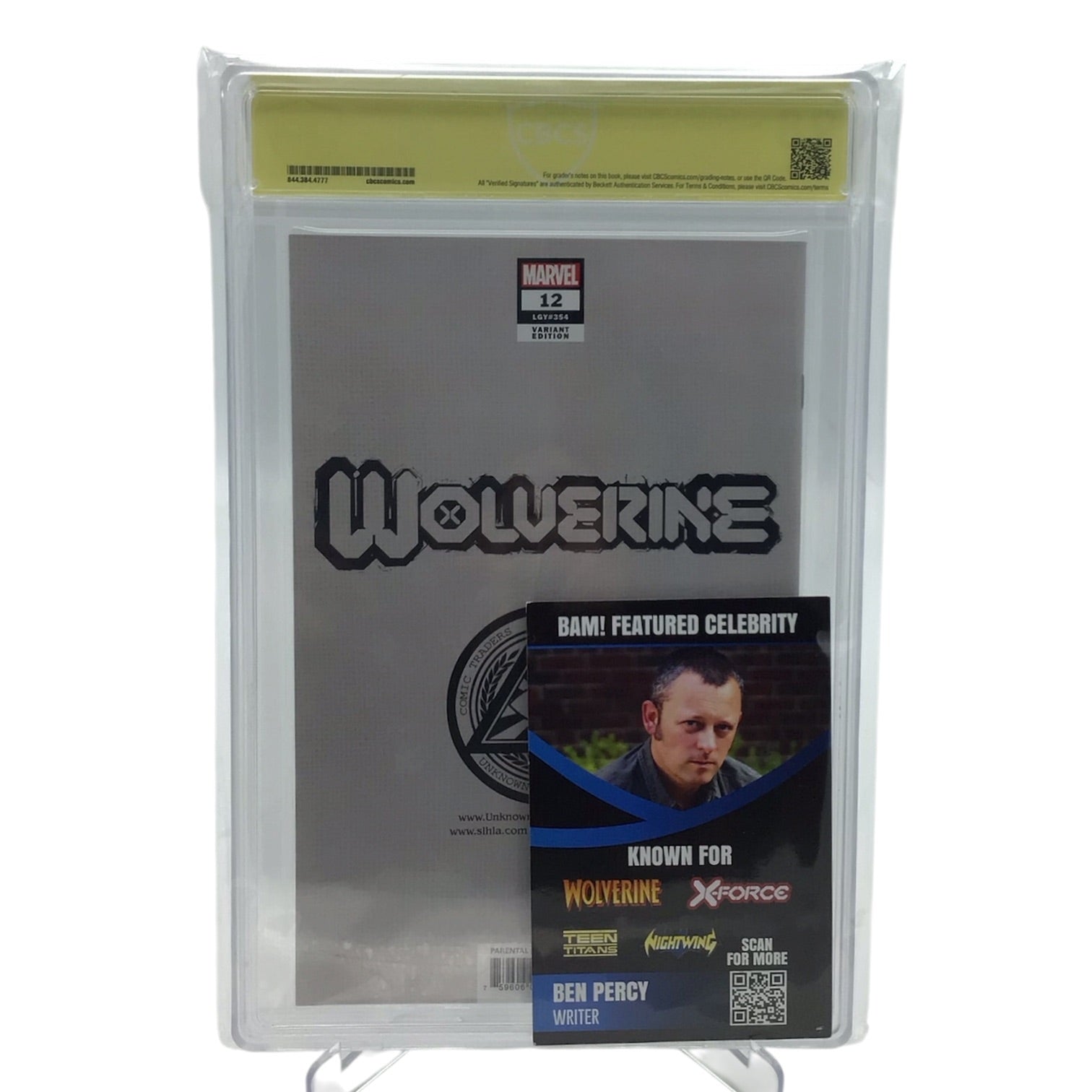 SIGNED Wolverine #12 Illuminati Exclusive Variant - CBCS Graded 9.8
