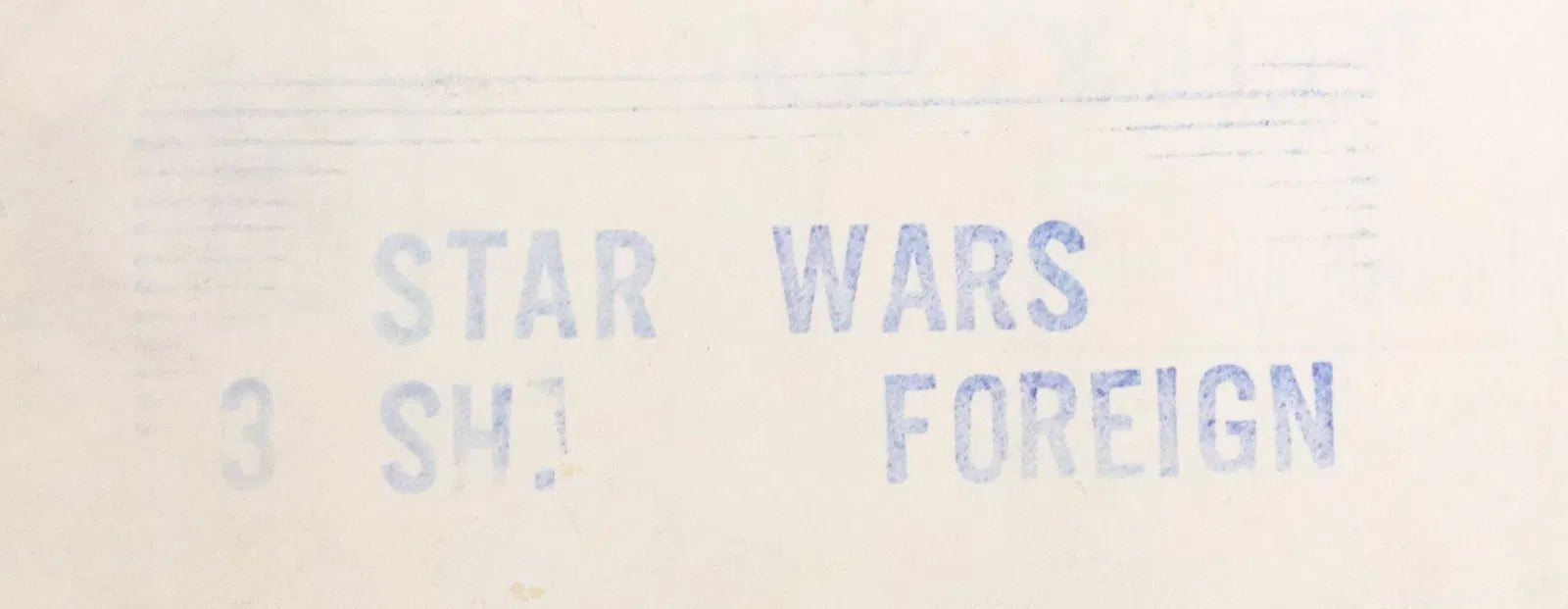 STAR WARS 1977 ORIGNAL 3-SHEET POSTER, "IN A GALAXY FAR, FAR AWAY" - Extremely Rare!