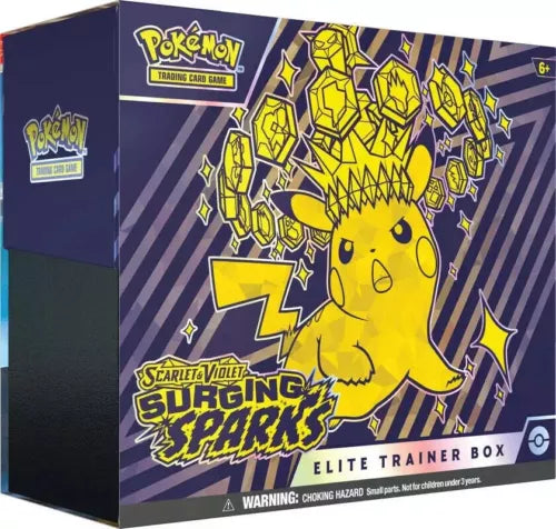 SURGING SPARKS POKEMON SCARLET & VIOLET ELITE TRAINER BOX ETB