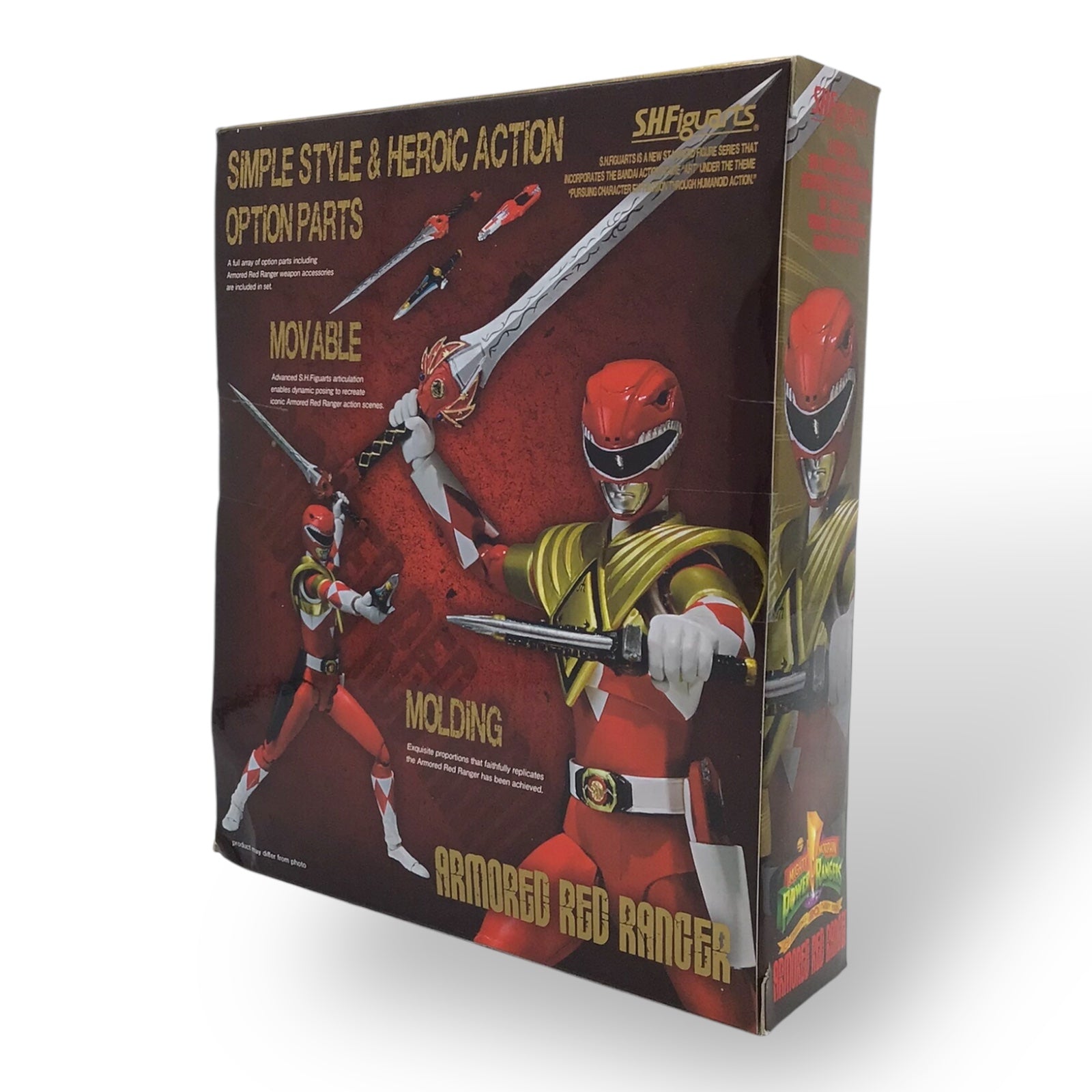 S.H. Figuarts MMPR Armored Red Ranger Jason Bandai Action Figure