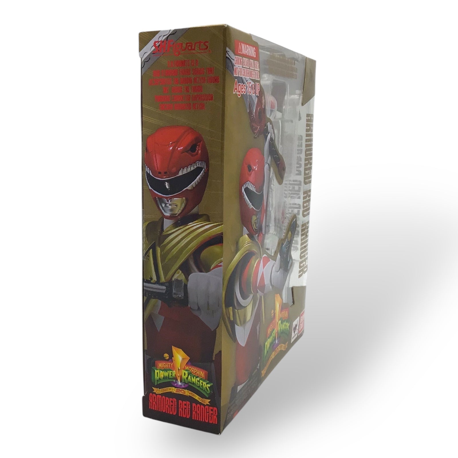 S.H. Figuarts MMPR Armored Red Ranger Jason Bandai Action Figure