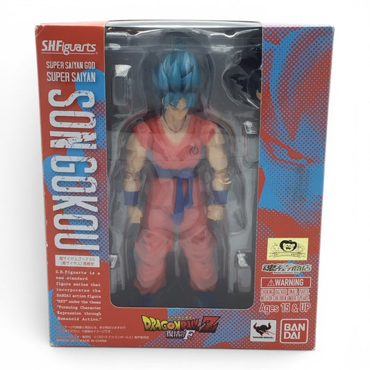 S.H.Figuarts Super Saiyan God Son Gokou - Dragon Ball Z Resurrection F Figure