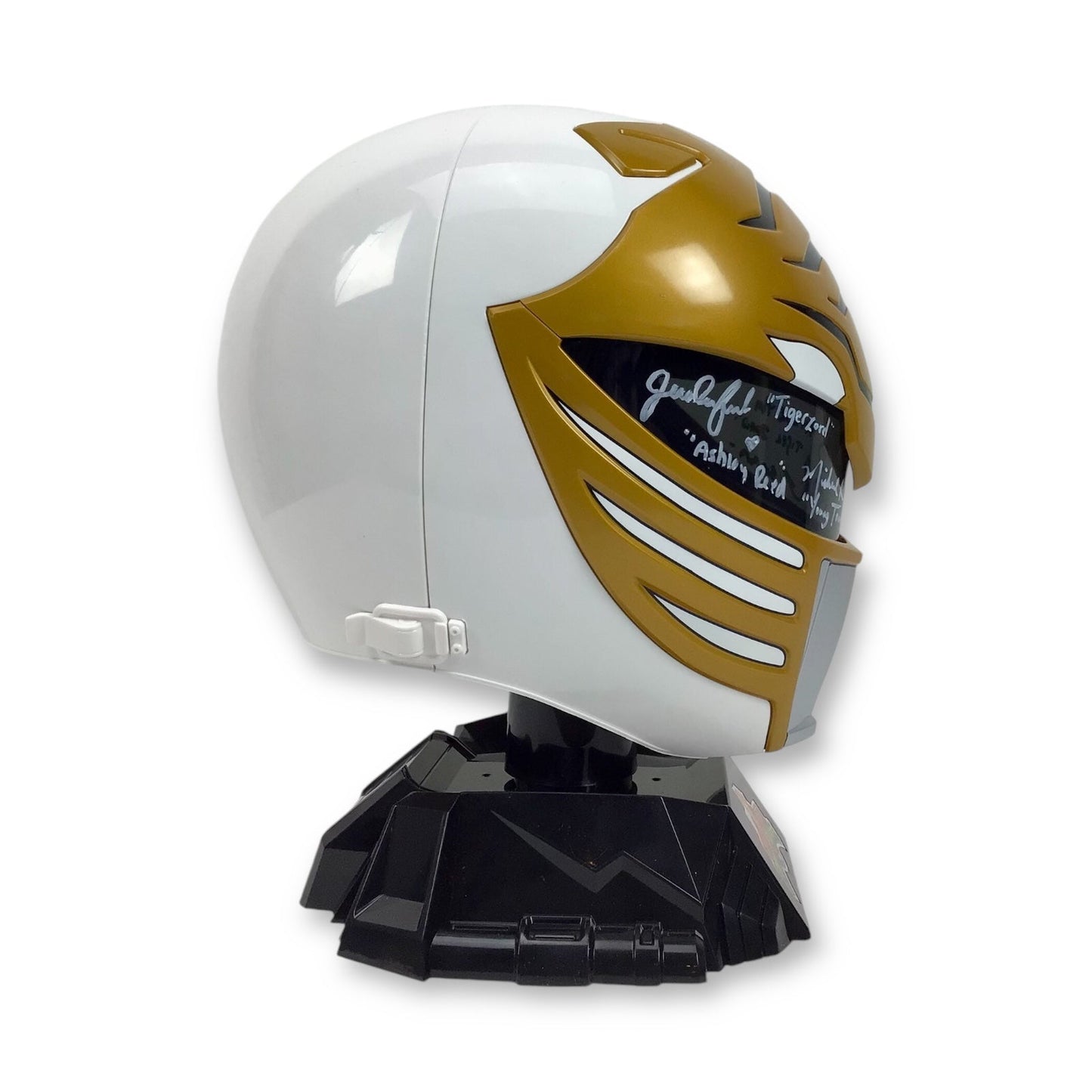 Saban's Power Rangers - White Ranger Helmet - Autographed