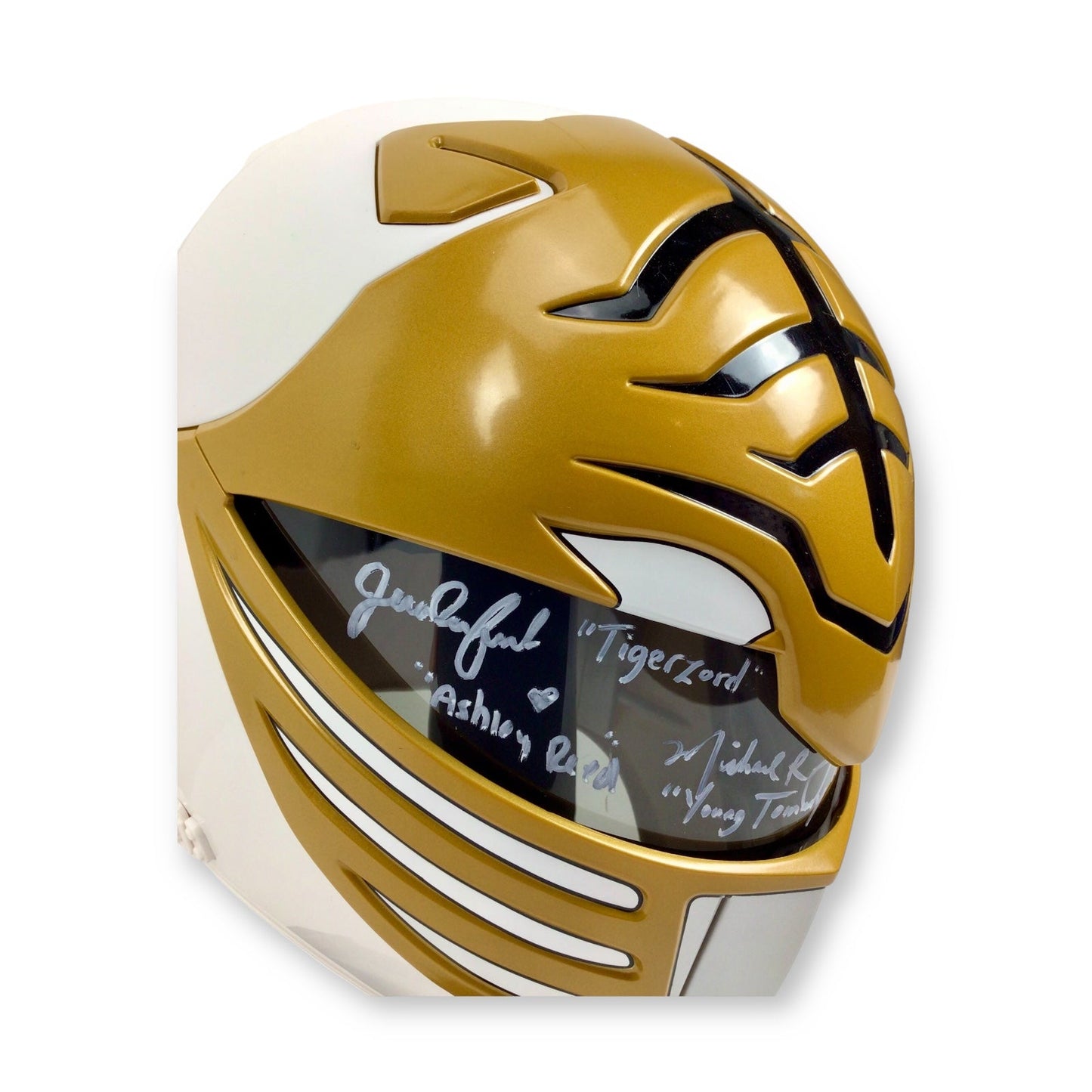 Saban's Power Rangers - White Ranger Helmet - Autographed