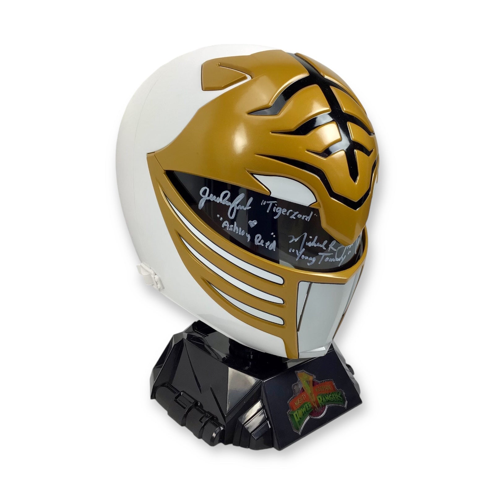 Saban's Power Rangers - White Ranger Helmet - Autographed