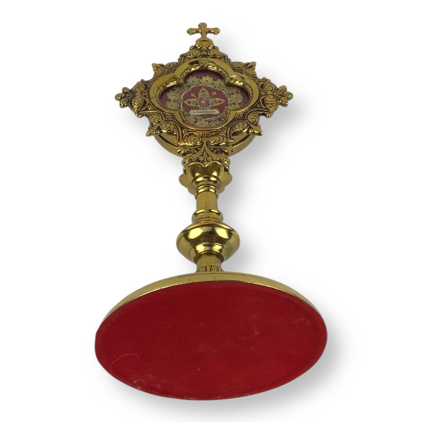 Saint Faustina Kowalska 1st Class Relic in Gilt Metal Altar Reliquary