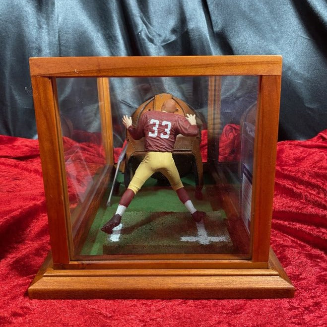 Sammy Baugh Autographed Mini Helmet Shadowbox with Jersey Card and COA