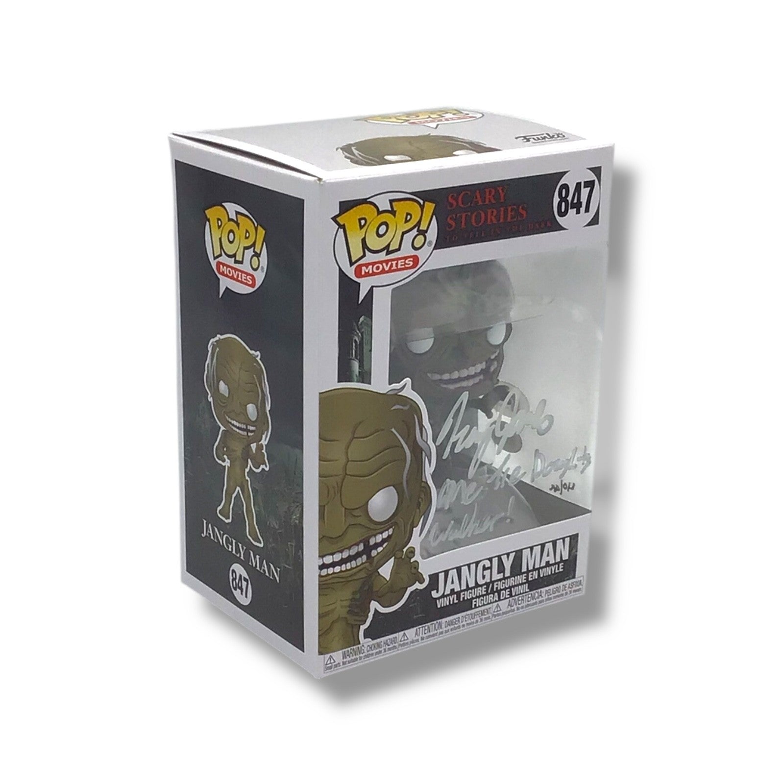 Scary Stories (#847) Jangly Man Funko POP! | Signed by Troy James (Beckett)